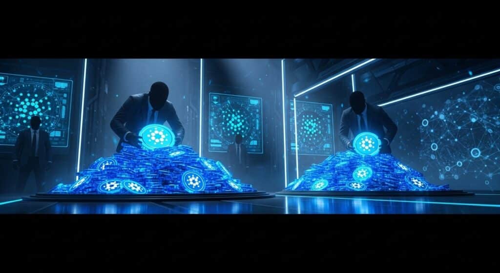 InfoCryptofr   Grands Portefeuilles Cardano Accumulent 210M ADA