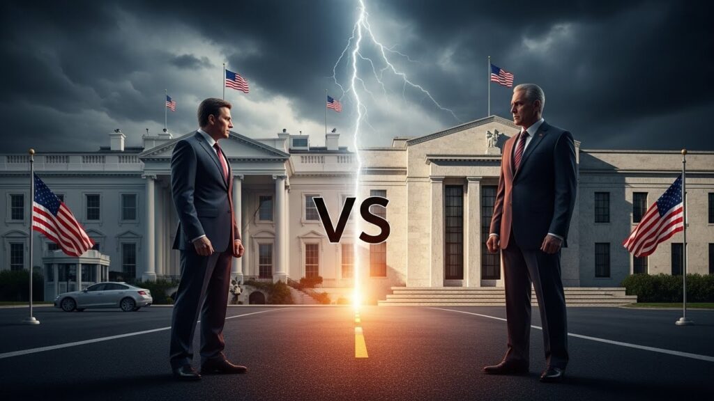 Guerre Trump-Powell : Pression sur la Fed - InfoCrypto.fr InfoCryptofr Guerre Trump Powell Pression sur la Fed