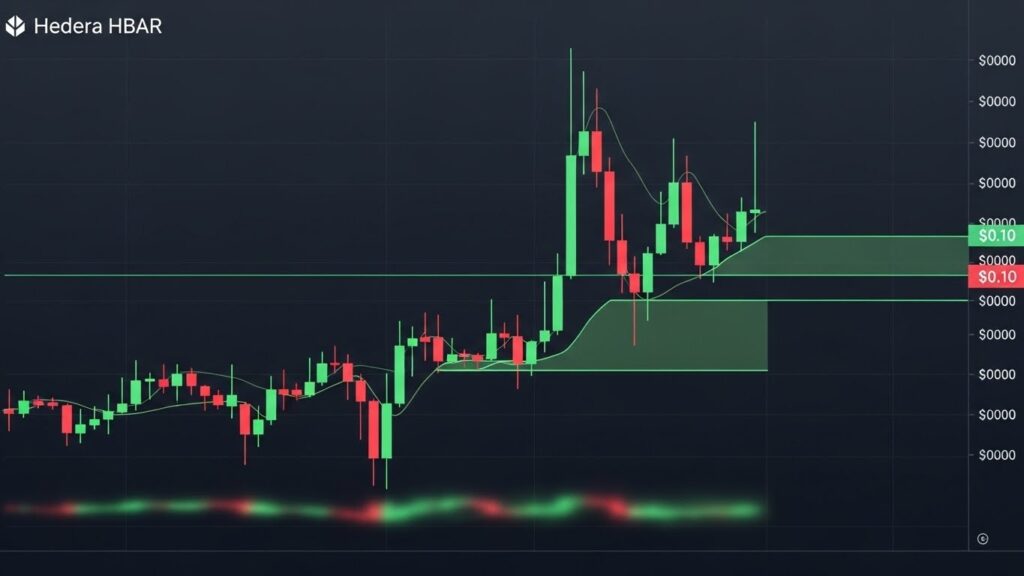 InfoCryptofr   HBAR Double Bottom à 010 $  Inversion en Vue 