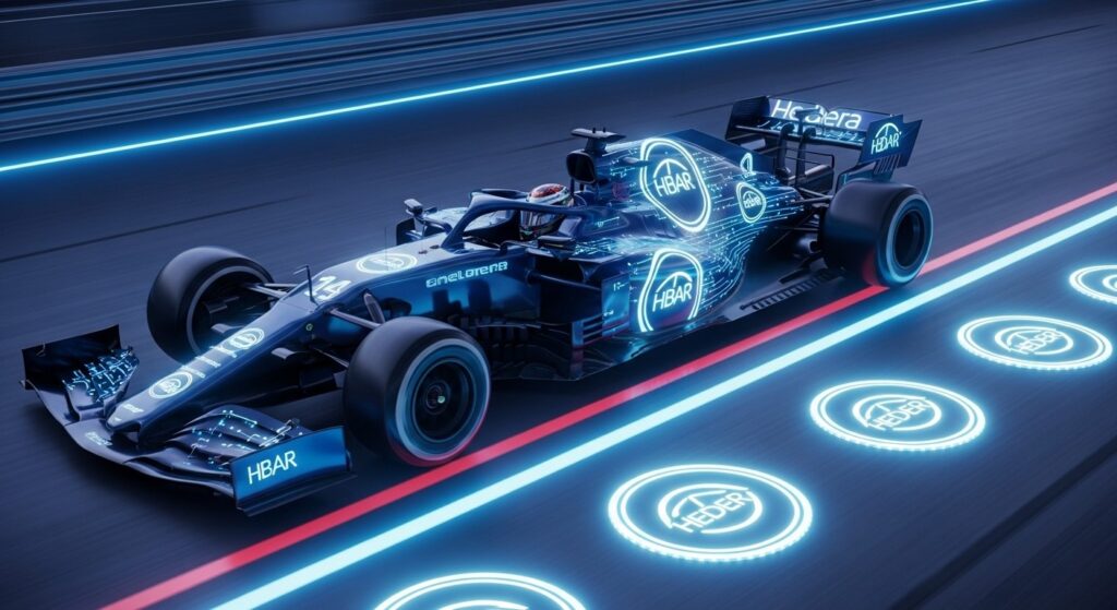 HBAR vacille malgré partenariat McLaren Racing - InfoCrypto.fr InfoCryptofr HBAR vacille malgré partenariat McLaren Racing