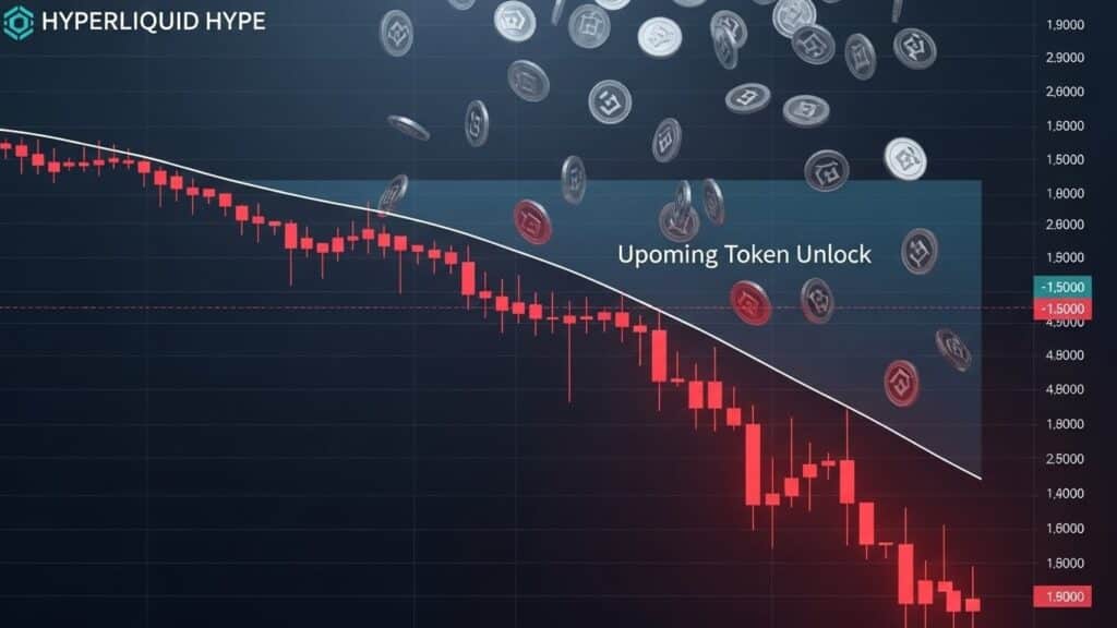 InfoCryptofr   Hyperliquid HYPE Bearish Avant Unlock de 328M$