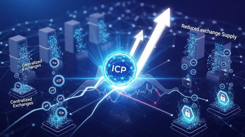 InfoCryptofr   Internet Computer  Drapeau Haussier Géant et Chute des Stocks