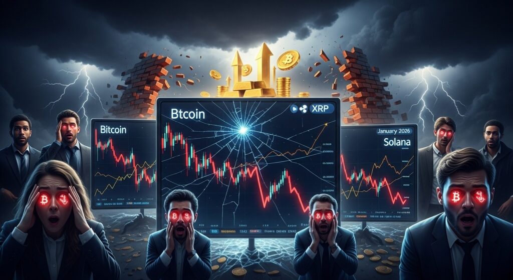 InfoCryptofr   Krach Crypto 2026  Bitcoin XRP Solana en Chute