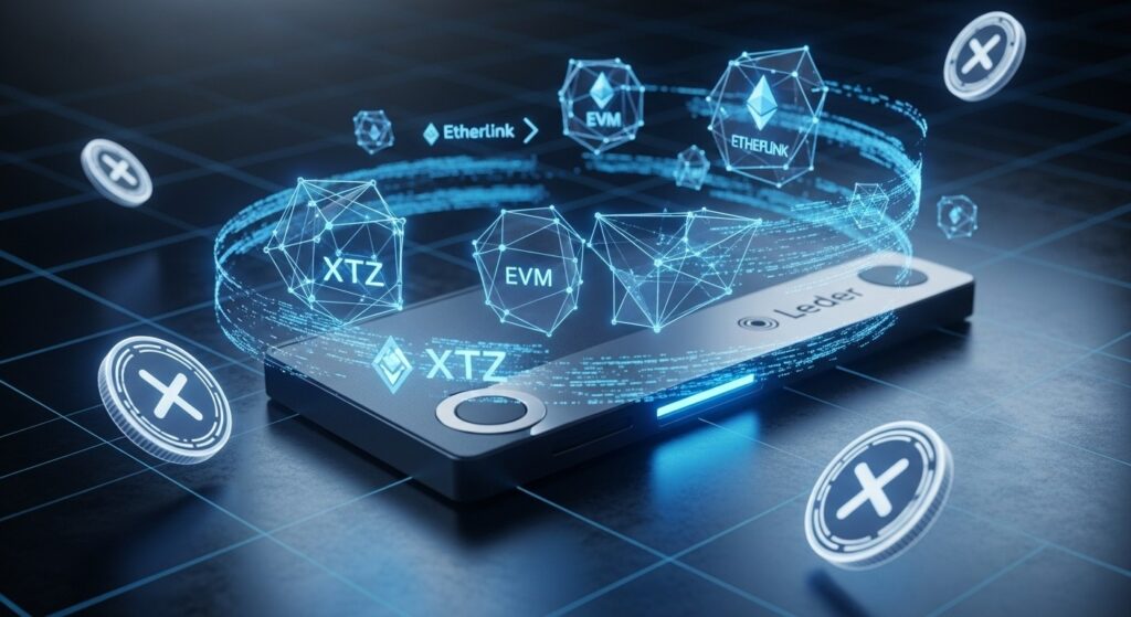Ledger Intègre Etherlink : Tezos EVM Accessible - InfoCrypto.fr InfoCryptofr Ledger Intègre Etherlink Tezos EVM Accessible