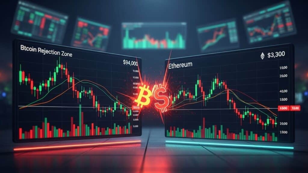 InfoCryptofr   LHeure Critique des Supports Majeurs Crypto