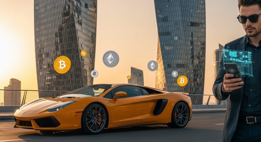 InfoCryptofr   Location Voiture Mensuelle Dubaï et Mode de Vie Crypto
