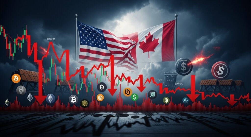 InfoCryptofr   Marché Crypto en Baisse  Guerre Commerciale et FOMC