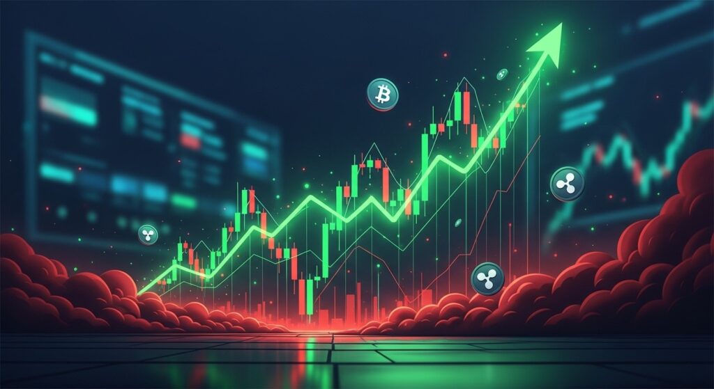 InfoCryptofr   Marché Crypto Rebond  Bitcoin et XRP en Bull Run 