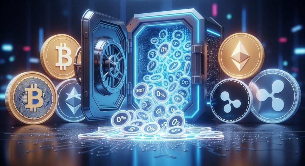 InfoCryptofr   MEXC Lance Prêt Crypto 0 Intérêt USDT USDC