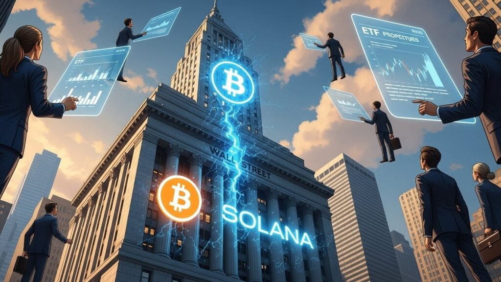 InfoCryptofr   Morgan Stanley Lance ETF Bitcoin et Solana
