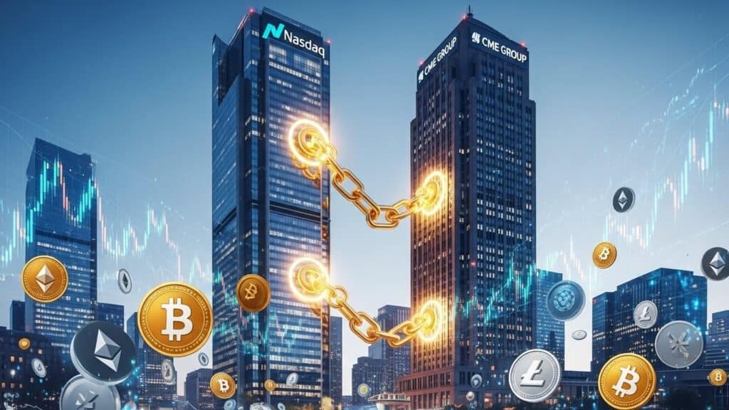 InfoCryptofr   Nasdaq et CME Lancent Nouvel Indice Crypto