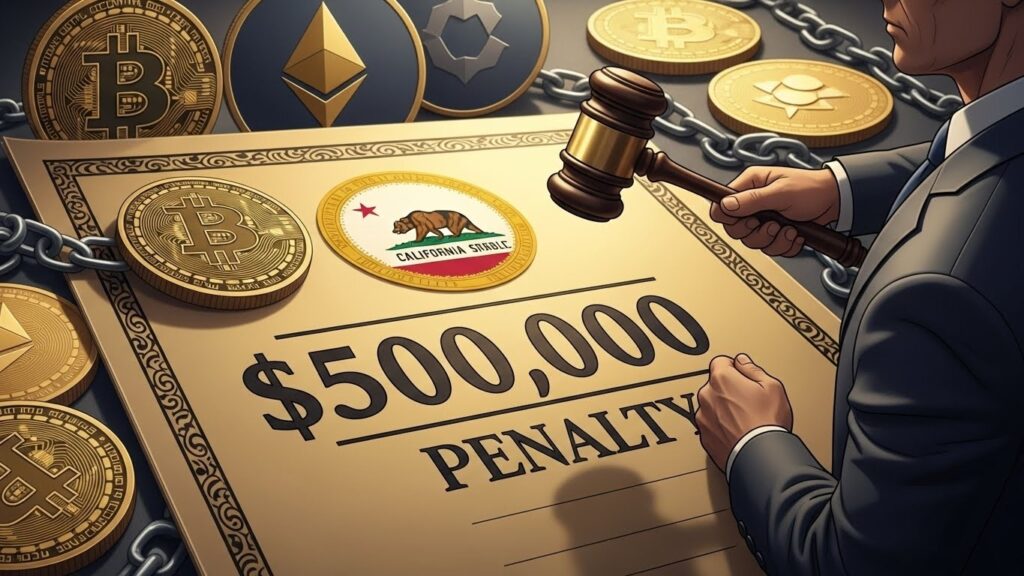 InfoCryptofr   Nexo Amende 500 000 $ en Californie