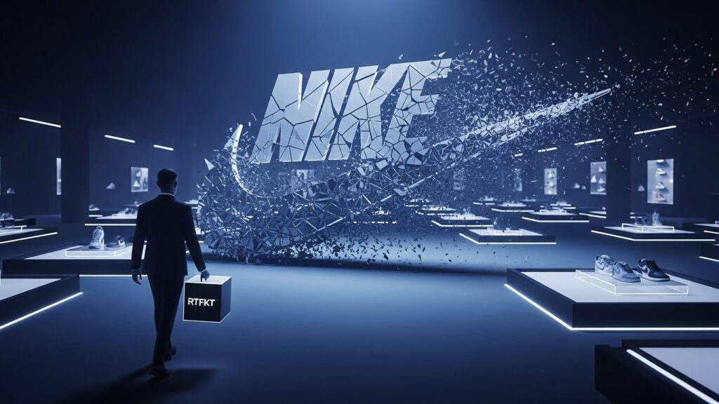 InfoCryptofr   Nike Se Sépare de RTFKT  Fin du Rêve NFT 