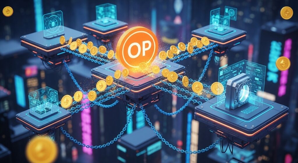 InfoCryptofr   Optimism Approuve Rachat OP via Revenus Superchain