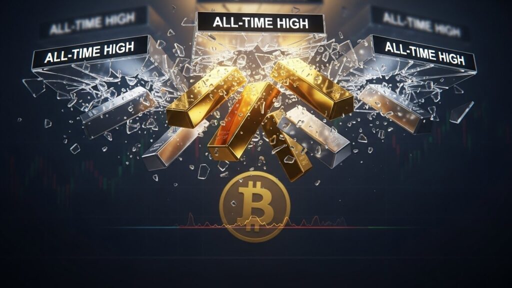 InfoCryptofr   Or et Argent Explosent Leurs Records en 2026