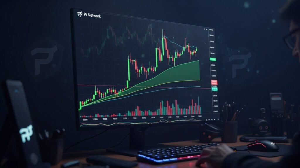InfoCryptofr   Pi Network  Pattern Haussier Malgré Baisse Demande
