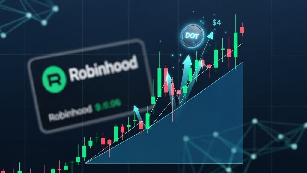 InfoCryptofr   Polkadot Explose  Vers 4$ Après Robinhood 