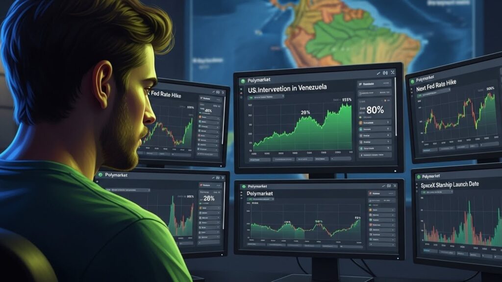InfoCryptofr   Polymarket  400 000 $ Gagnés sur lAttaque au Venezuela