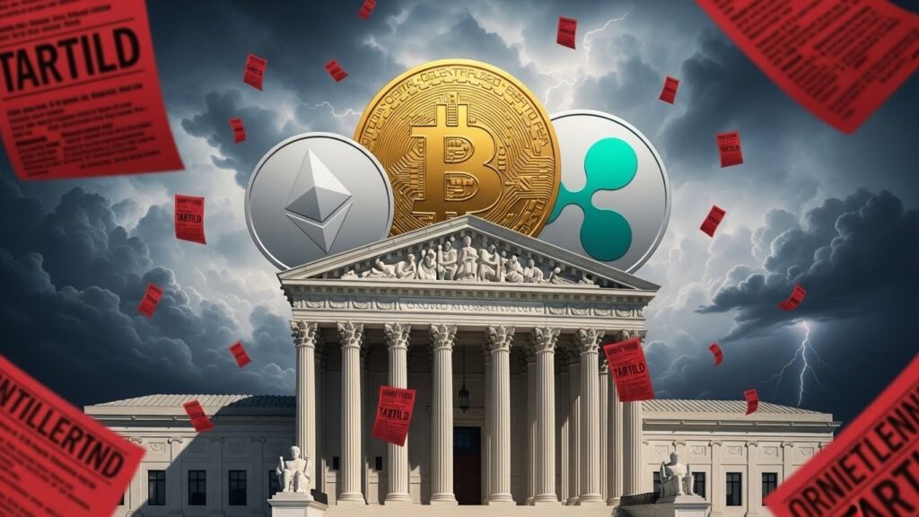 InfoCryptofr   Prévisions Crypto 2026  BTC ETH XRP face aux Tarifs