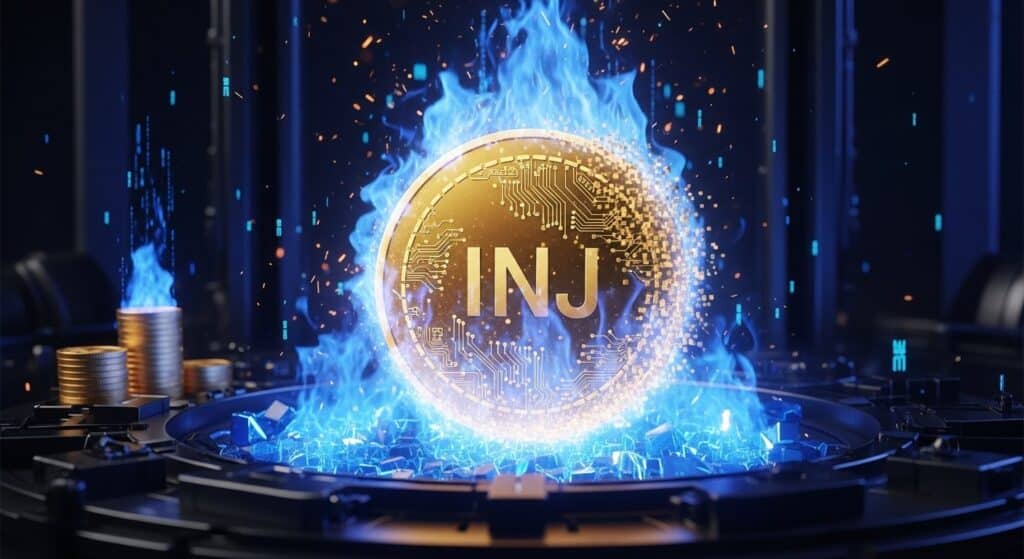 InfoCryptofr   Réduction de lOffre INJ  Injective Passe en Mode Déflation