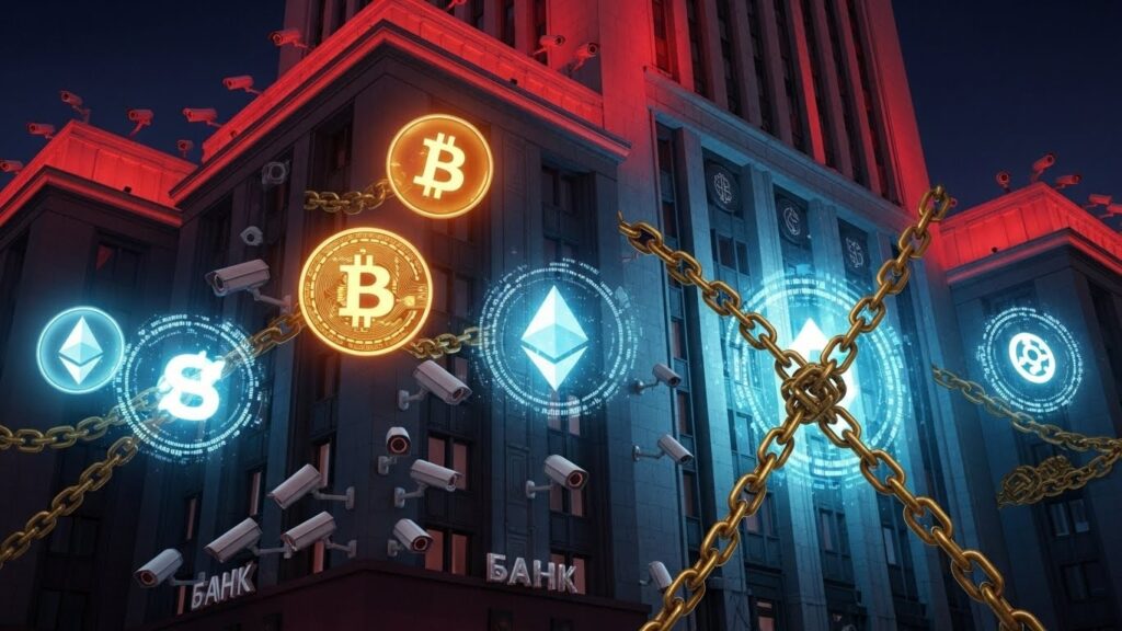 InfoCryptofr   Russie  Contrôle Bancaire Avant Crypto 2026