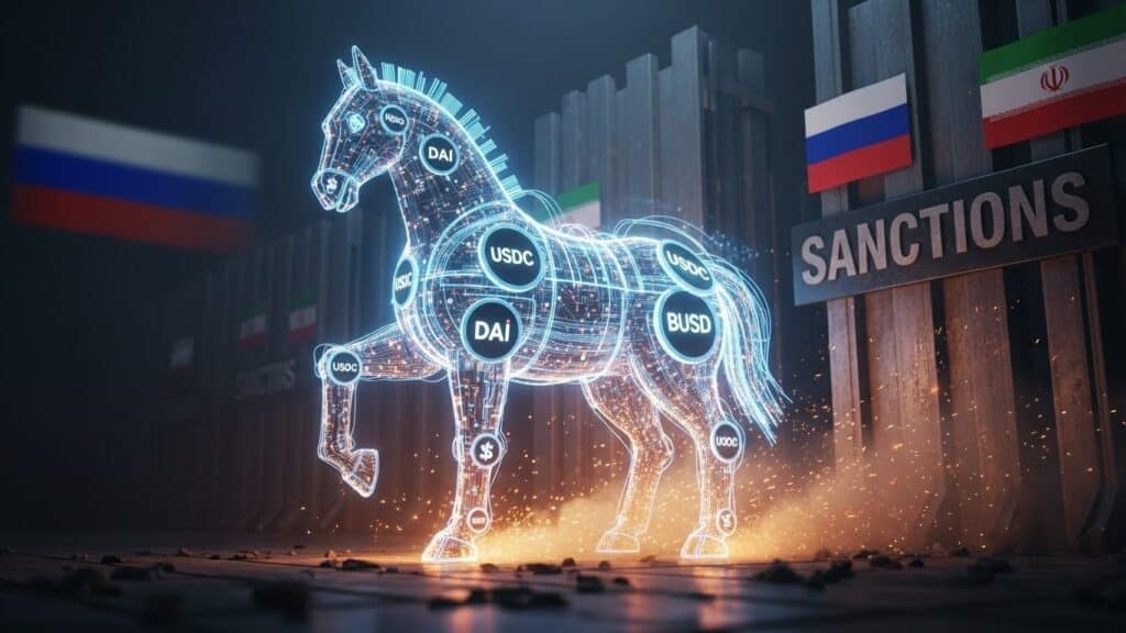 Russie et Iran : Stablecoins contre Sanctions - InfoCrypto.fr InfoCryptofr Russie et Iran Stablecoins contre Sanctions