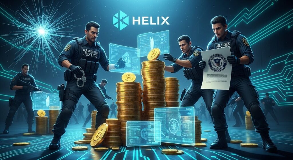 Saisie Record de 400M$ au Mixeur Helix par les USA - InfoCrypto.fr InfoCryptofr Saisie Record de 400M$ au Mixeur Helix par les USA