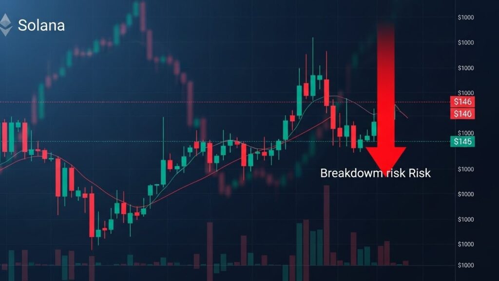 InfoCryptofr   Solana à 146 $  Divergence Baissière Menace