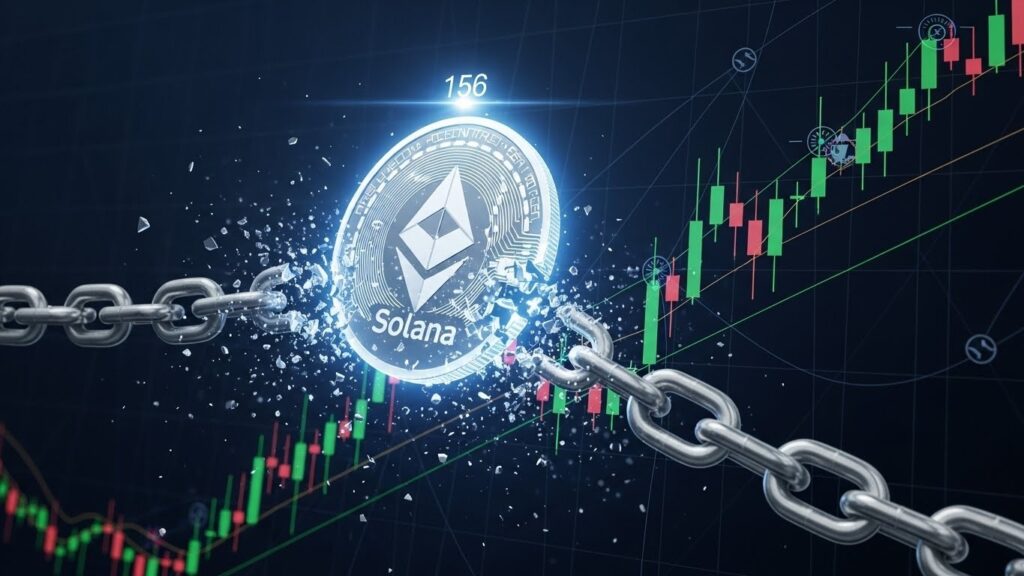 InfoCryptofr   Solana Confirme un Changement de Structure à 156$