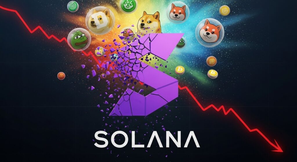 InfoCryptofr   Solana Prix Faiblit Malgré Boom Memecoins