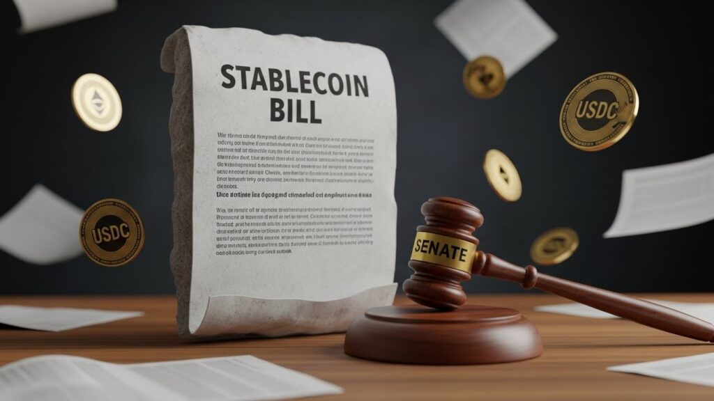 Stablecoin : Le Projet de Loi US Bloqué au Sénat - InfoCrypto.fr InfoCryptofr Stablecoin Le Projet de Loi US Bloqué au Sénat