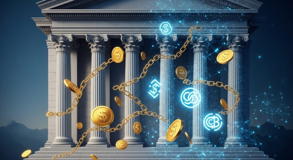 InfoCryptofr   Stablecoins à rendement  les banques vont elles céder 