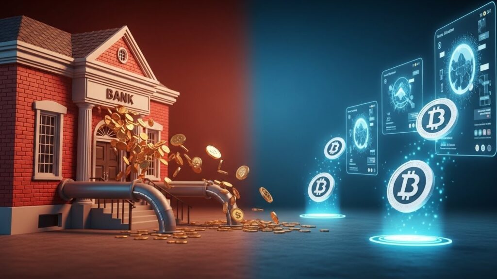 InfoCryptofr   Stablecoins à rendement  menace pour les banques locales 