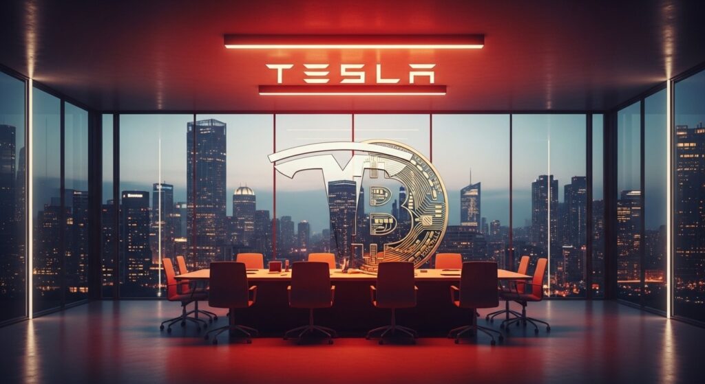 InfoCryptofr   Tesla et Bitcoin  Perte sur Papier Mais Pas de Vente