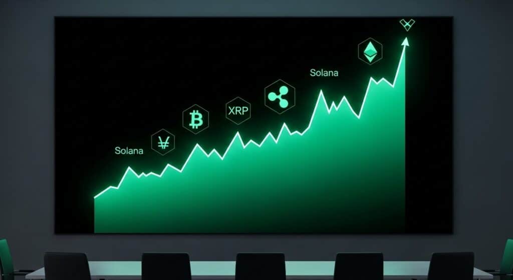 Trump Relance le Marché Crypto : XRP, Bitcoin, Solana en Hausse - InfoCrypto.fr InfoCryptofr Trump Relance le Marché Crypto XRP Bitcoin Solana en Hausse