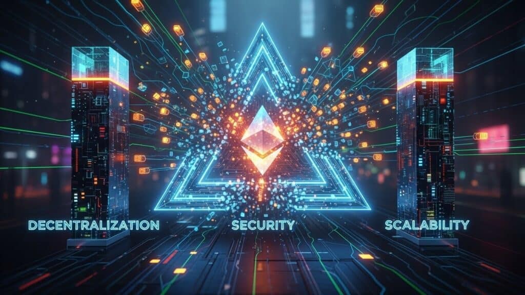 Vitalik Buterin : Ethereum Résout le Trilemme - InfoCrypto.fr InfoCryptofr Vitalik Buterin Ethereum Résout le Trilemme