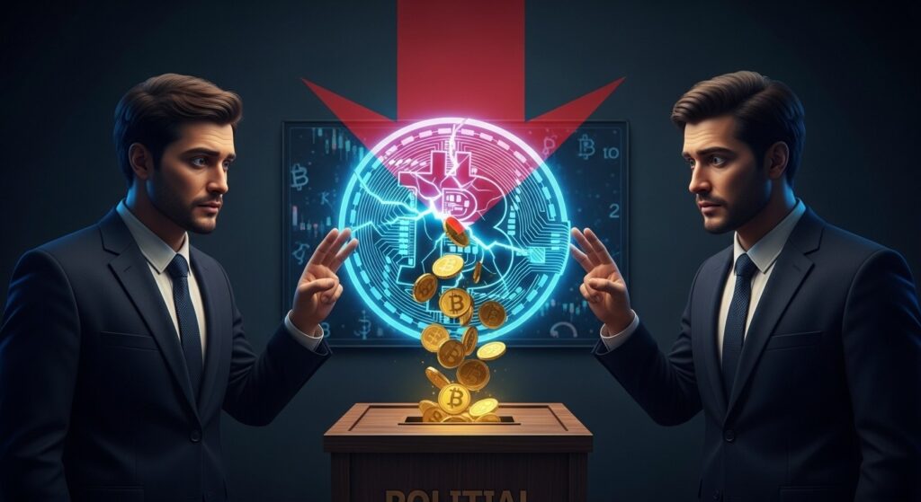 Volatilité Bitcoin : Super-PAC Winklevoss perd des millions - InfoCrypto.fr InfoCryptofr Volatilité Bitcoin Super PAC Winklevoss perd des millions