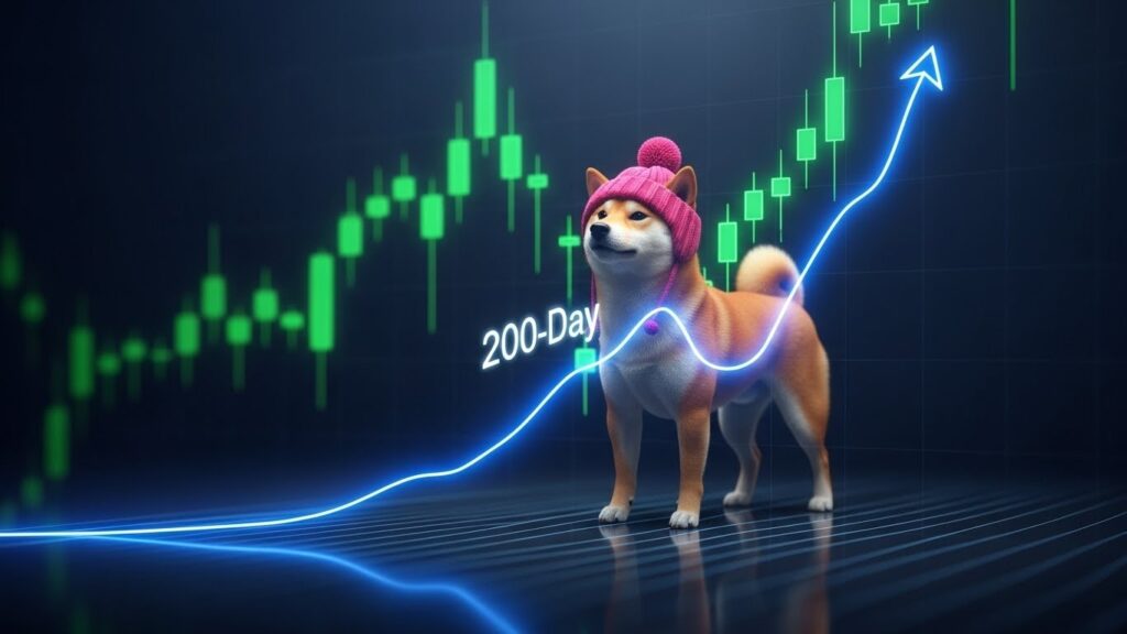 InfoCryptofr   WIF Reprend la Moyenne Mobile 200 Jours