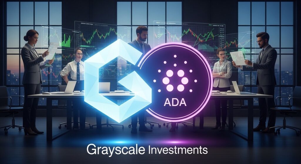 InfoCryptofr   ADA grimpe  Grayscale renforce Cardano