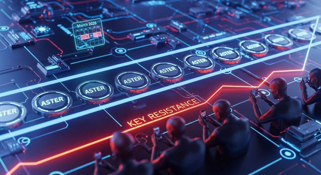 ASTER Stable Malgré l’Attente du Mainnet Mars 2026 - InfoCrypto.fr InfoCryptofr ASTER Stable Malgré lAttente du Mainnet Mars 2026