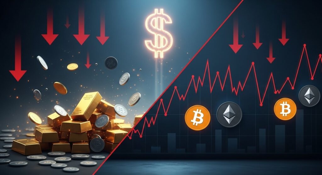 InfoCryptofr   Baisse Or Argent Crypto  Que Se Passe t il 