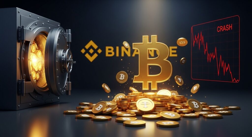 InfoCryptofr   Binance Convertit 100 M$ de Stablecoins en BTC pour SAFU