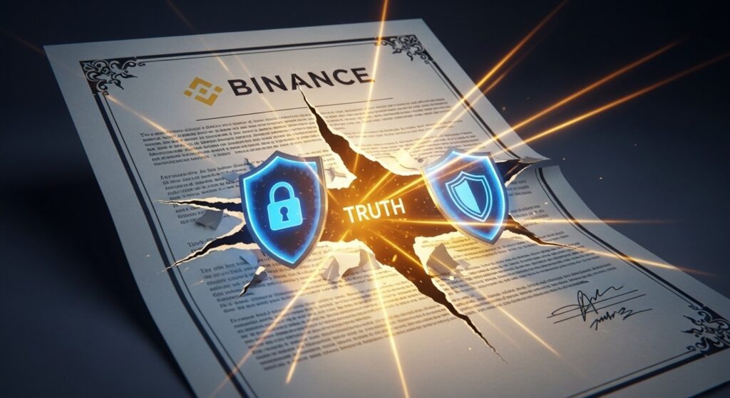 InfoCryptofr   Binance Dément Rumeurs Insolvabilité et Faux Document