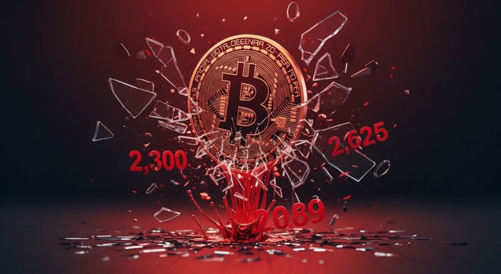 InfoCryptofr   Bitcoin Chute de 13  15 Milliard Liquidés