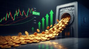 InfoCryptofr   Bitcoin ETFs  331 M$ dentrées BTC repasse les 70 000 $