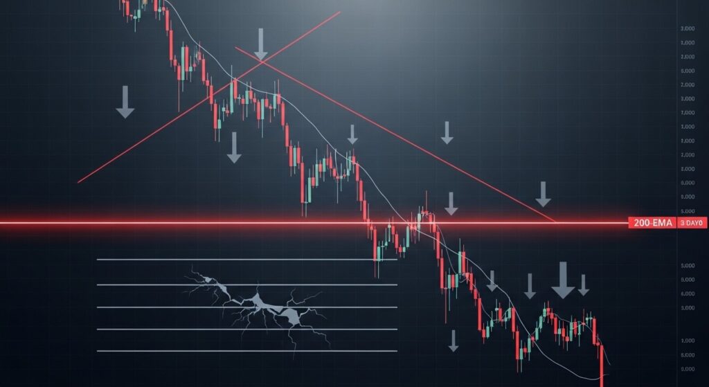 InfoCryptofr   Bitcoin Perd la 200 Week EMA  Vers un Death Cross