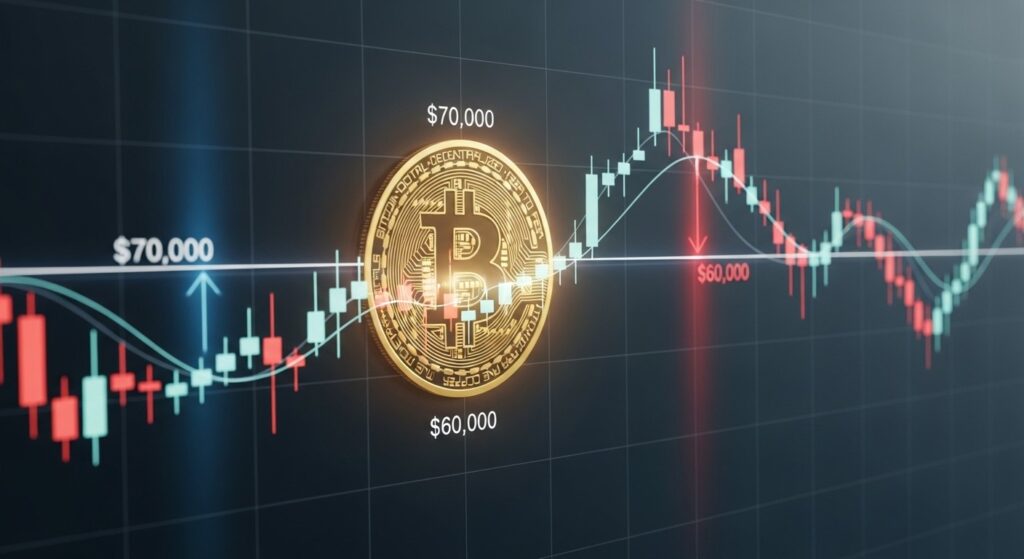 InfoCryptofr   Bitcoin Peut il Sortir de la Fourchette 60K 70K 