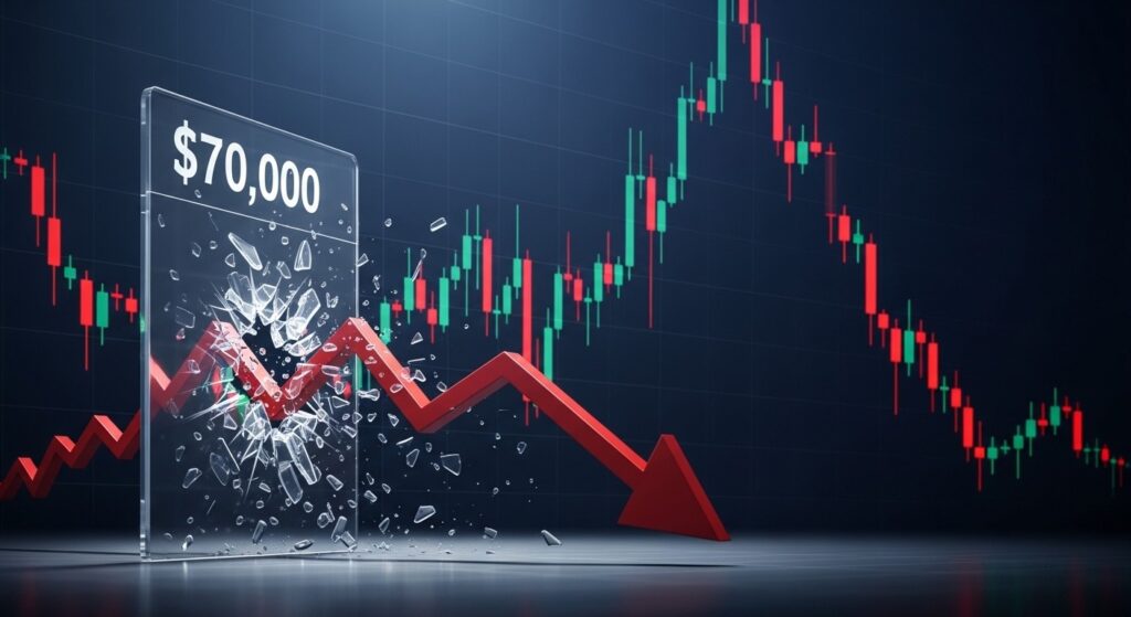 InfoCryptofr   Bitcoin Plonge Sous 70 000 $  Analyse et Prévisions