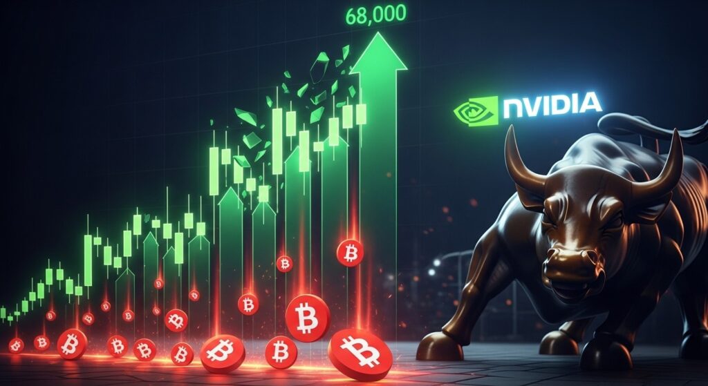 InfoCryptofr   Bitcoin Reprend 68 000 $ Grâce aux Liquidations