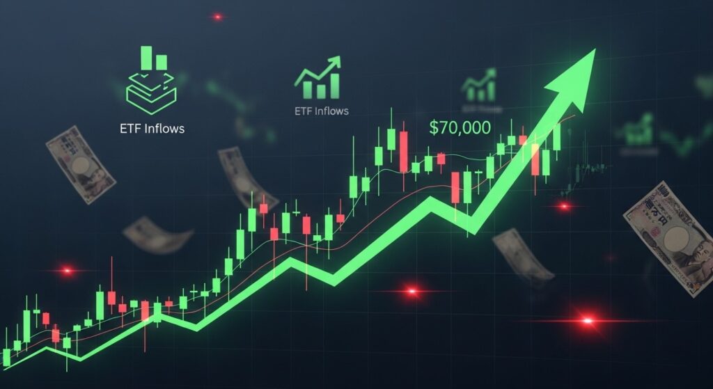 InfoCryptofr   Bitcoin Reprend 70 000 $  Vers une Explosion 